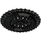 Ekena Millwork Sellek Ceiling Medallion (Fits Canopies up to 1 1/8"), 18 1/2"OD x 7/8"ID x 1 1/2"P, Black Pearl CM18SKBPS - alternate 3